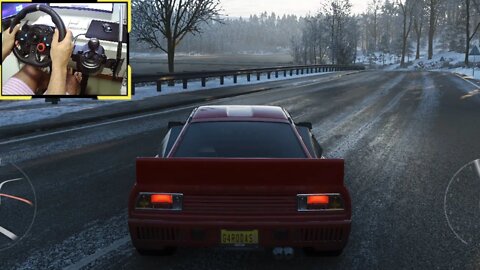 LANCIA 037 STRADALE Forza Horizon 4 gameplay Logitech g29