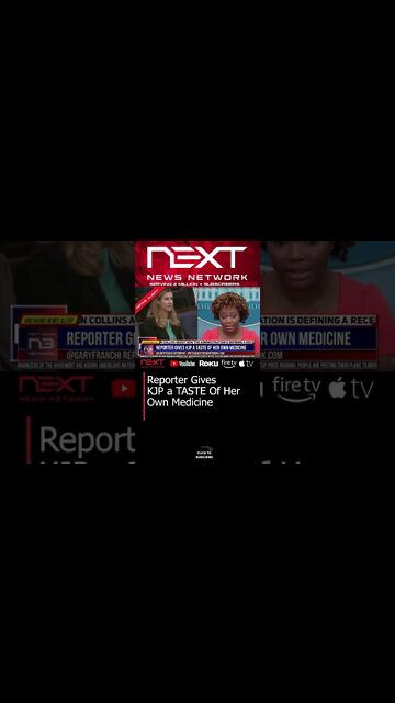 Reporter Gives KJP a TASTE Of Her Own Medicine #shorts