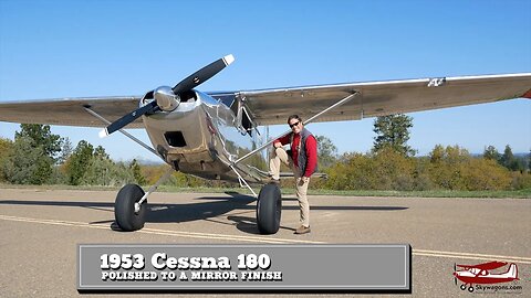 1953 Polished Cessna 180