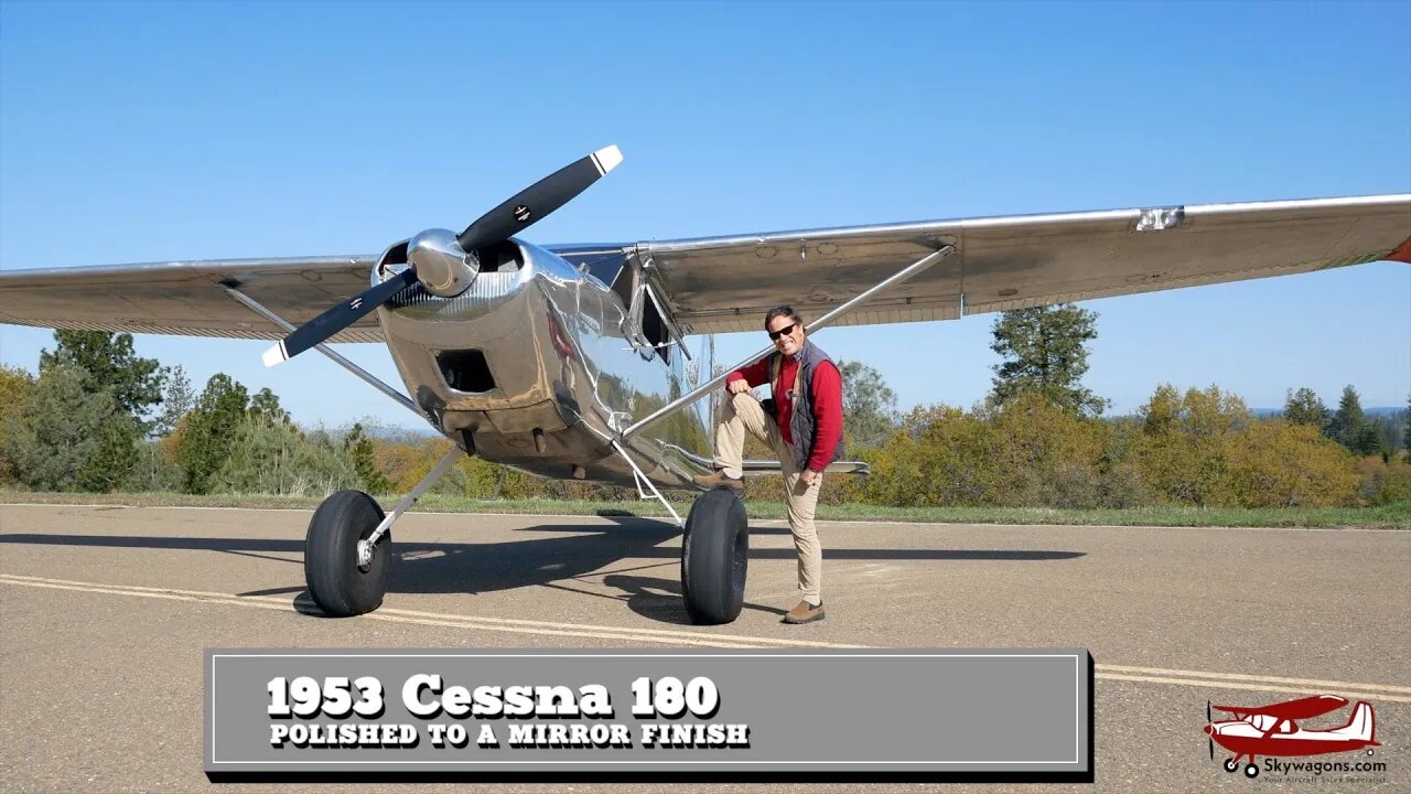 1953 Polished Cessna 180