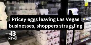 Pricey eggs leaving Las Vegas businesses, shoppers struggling