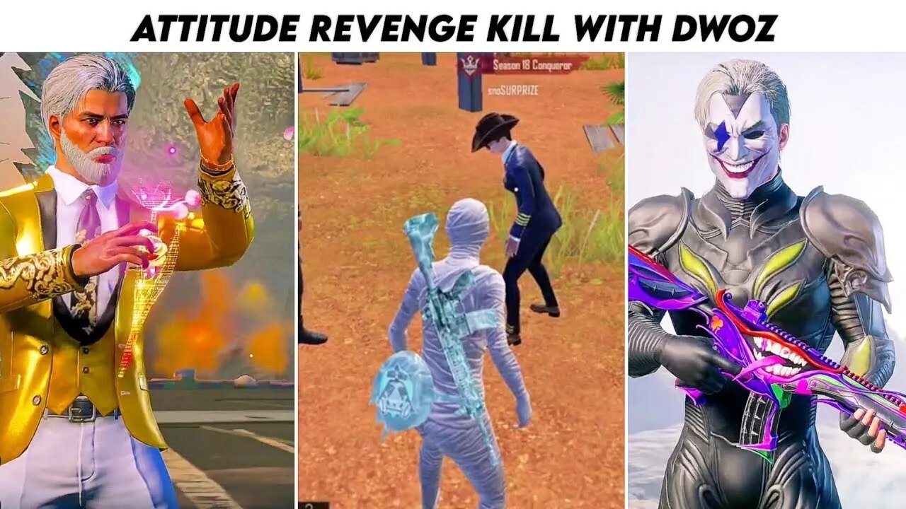 Attitude With Revenge Kill 😈 With Dwoz + Mythic Outfits | Part 36 | Xbot