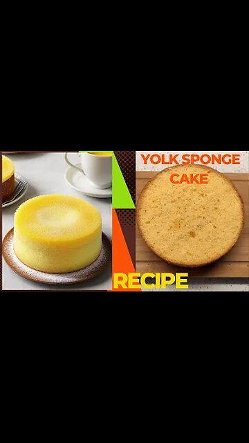 Бисквит на желтках 🥞 РЕЦЕПТ