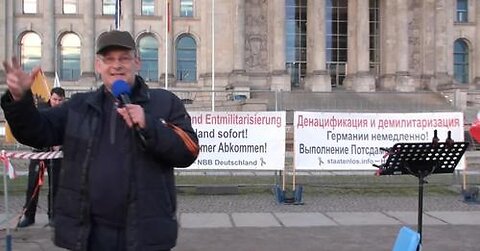 Wahnsinn Rüdiger_9000 vor dem Reichstag Berlin 29.04.2023