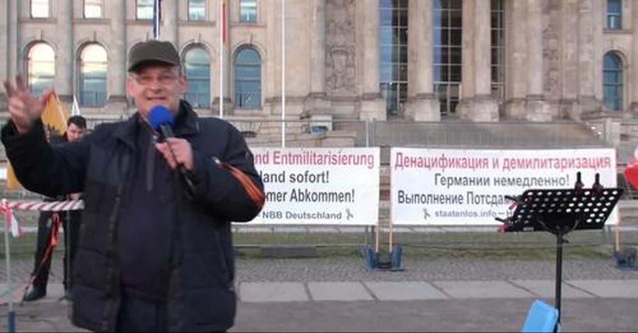 Wahnsinn Rüdiger_9000 vor dem Reichstag Berlin 29.04.2023