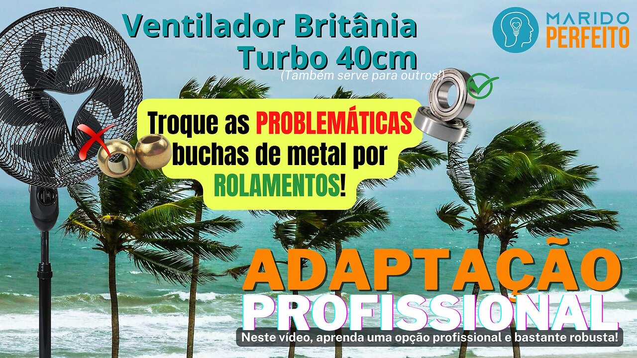 Resolva de Vez! Troque as Buchas dos Ventiladores por ROLAMENTOS com Técnica Profissional!