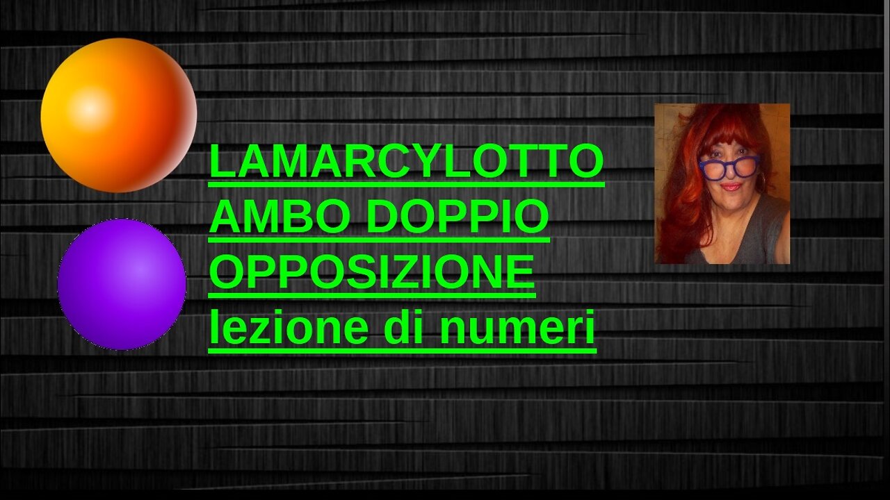 AMBO DOPPIO OPPOSIZIONE..LEZIONE DI NUMERI