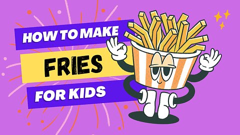 HOW TO MAKE FRIES LIKE MC FOR KIDS || MOONLIGHT KIDS