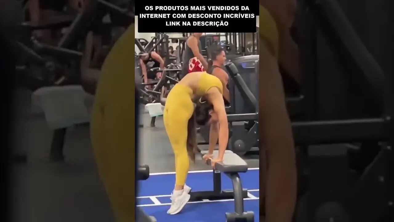 OLHA A FLEXIBILIDADE DESSA MULHER