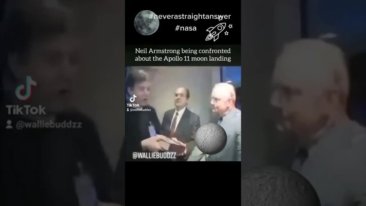 Neil Armstrong confronted about the Apollo 11 moon landing