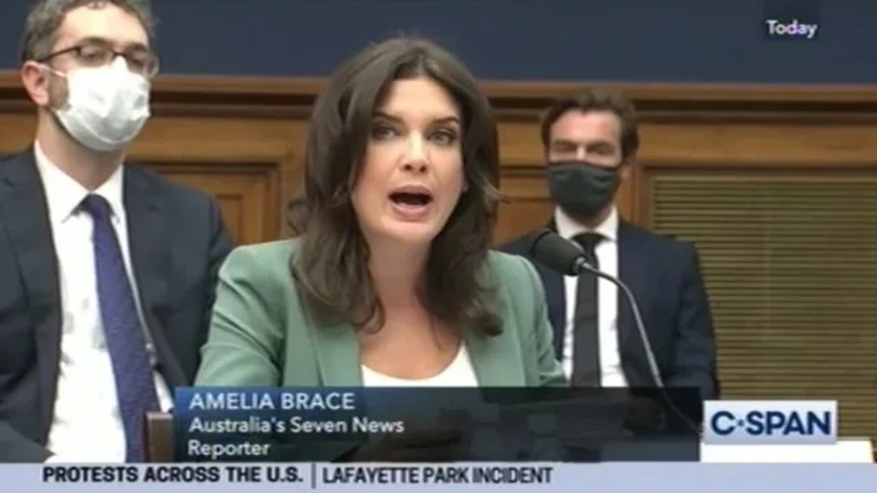 Journalist Amelia Brace Testifies Before Congress On Being Brutalized By Washington DC Police!