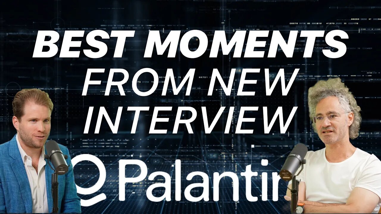 Alex Karp Opens Up About Palantir! July 2023 Interview w/ Co-Founder Joe Lonsdale