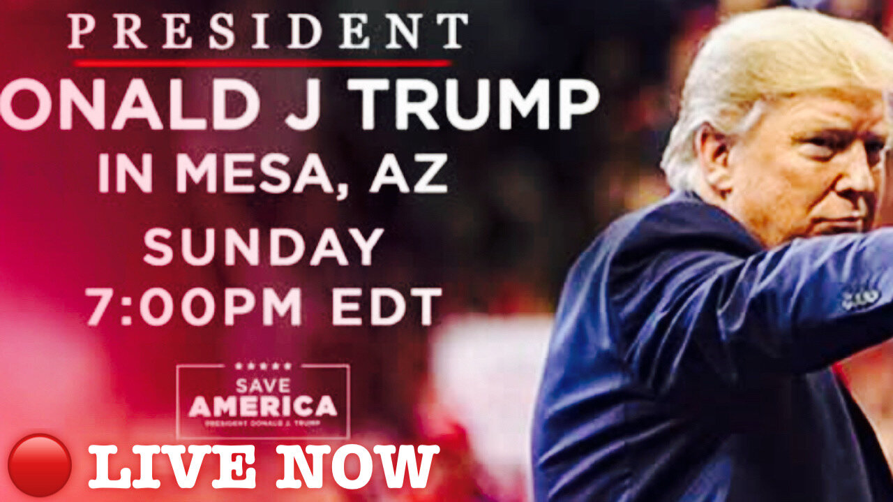 🔴LIVE: President Donald J. Trump in Mesa, AZ