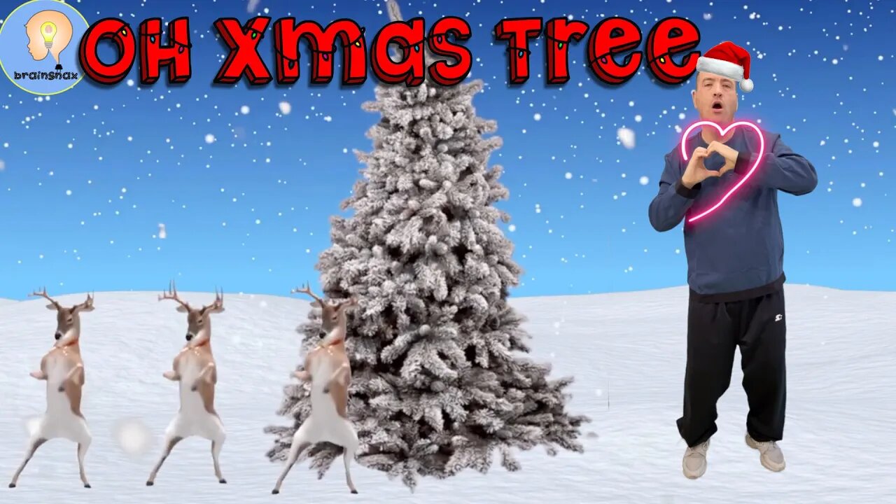 Oh xmas tree song(Oh Christmas tree) Christmas song / Christmas carol with dance