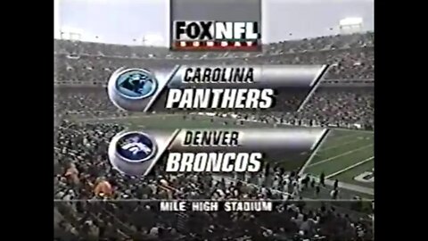 1997-11-09 Carolina Panthers vs Denver Broncos