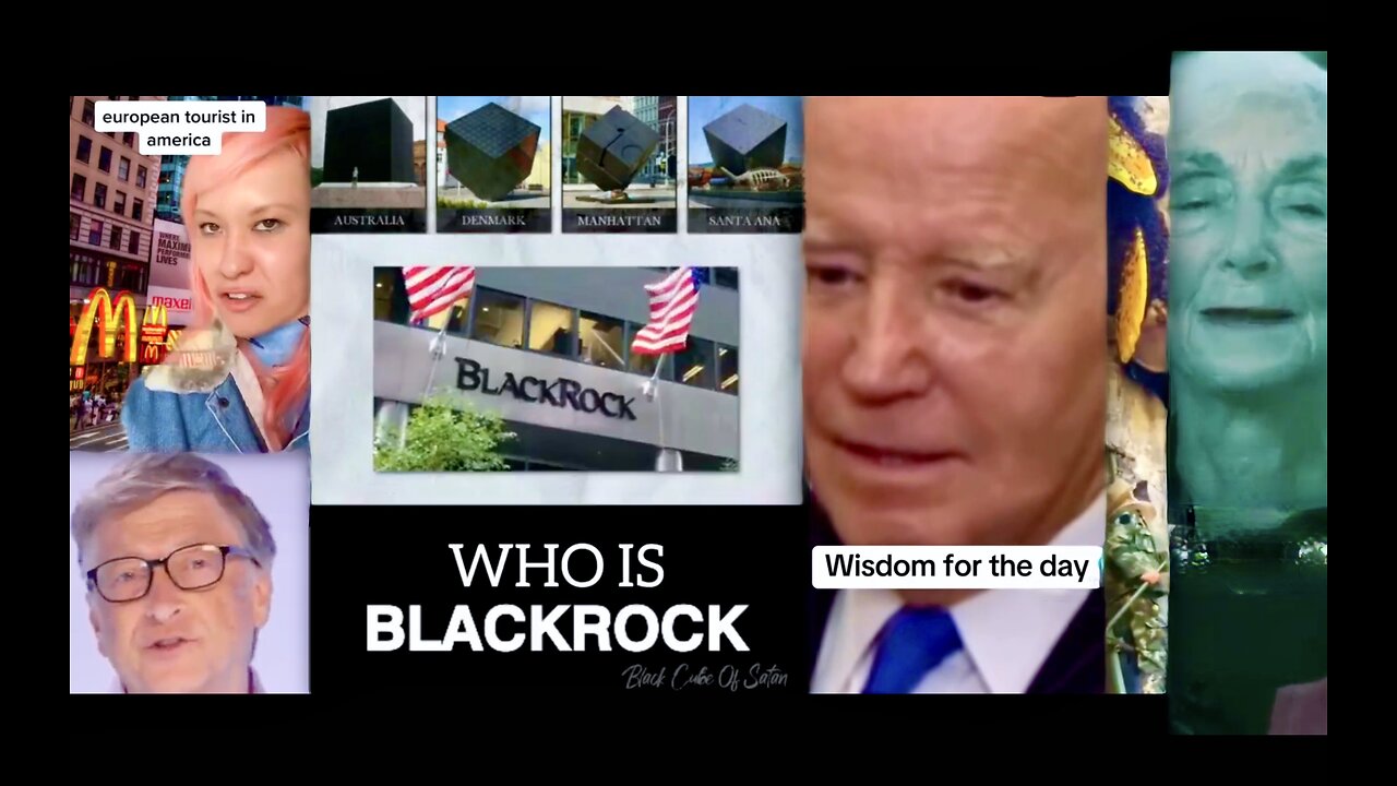 Biden BlackRock Bill Gates Bees Baby Eaters ChemTrails European Tourist In America George Carlin