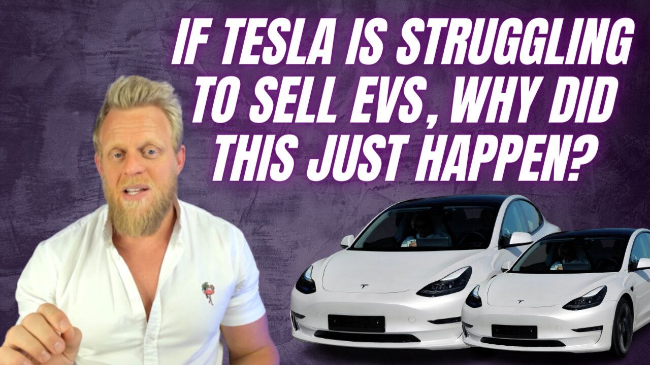 Does sales data support media claim; 'Tesla is struggling to sell EVs'