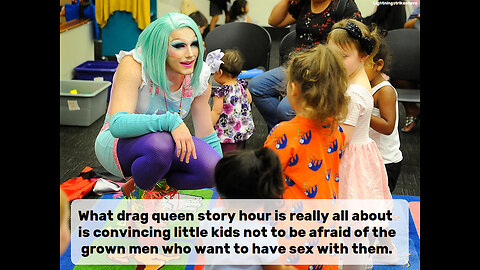 satanic drag queen children story hour are at it again at Jackson Heights Library Queens , NY!