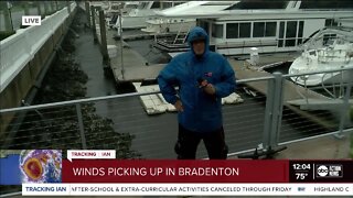 Adam Walser in Manatee County | Winds are picking up in Bradenton.