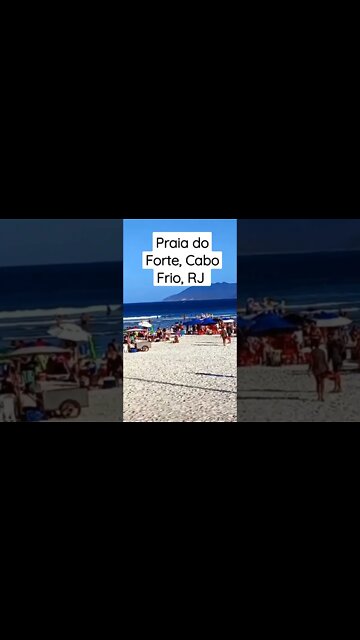 Cabo Frio Hoje [ Praia do Forte]Praias Top#shorts
