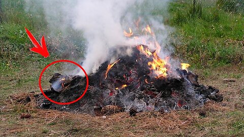 Fotografirao je goruću hrpu smeća