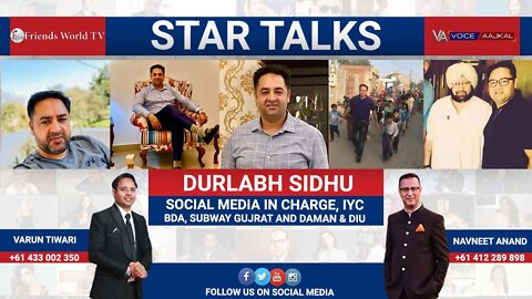 Durlabh Sidhu Social Media In charge, IYC in conversation with Navneet Anand & Varun Tiwari
