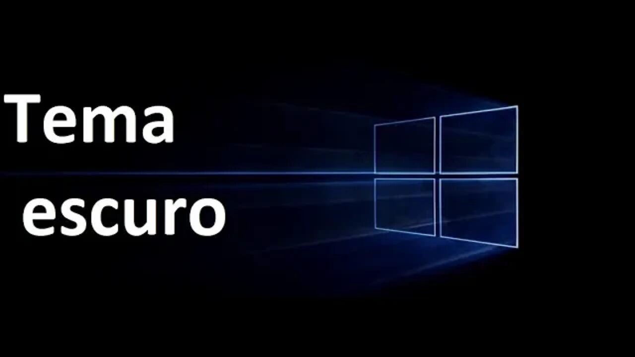 Como colocar o Windows em modo escuro !!!