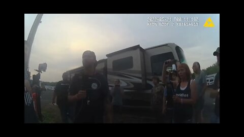 Bodycam Footage Peoples Convoy being Trespassed from Hagerstown 2 of 4