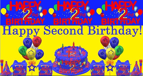 Happy Birthday 3D - Happy 2nd Birthday - Happy Birthday To You - Happy Birthday Song