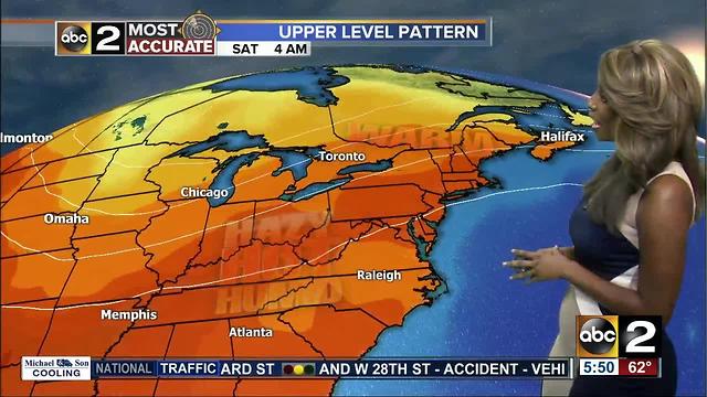 Some clouds as heat and humidity rise Thursday