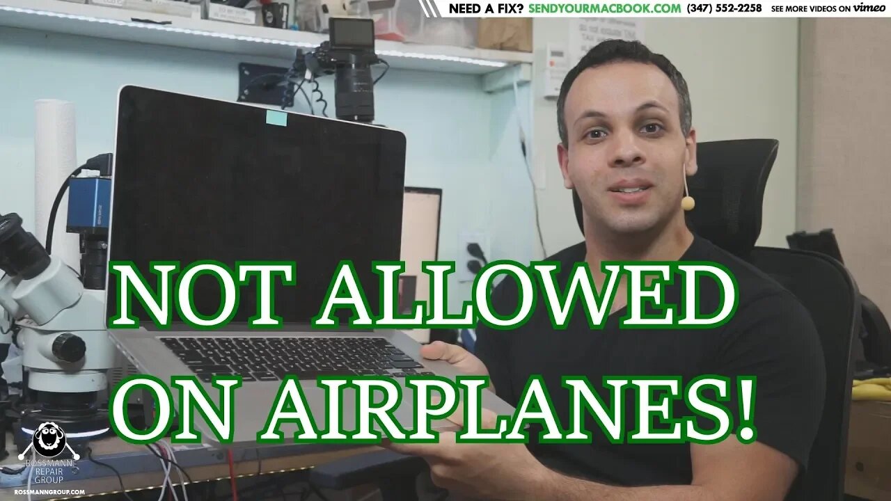 2015 MacBook Pro BANNED from flying on certain airlines!