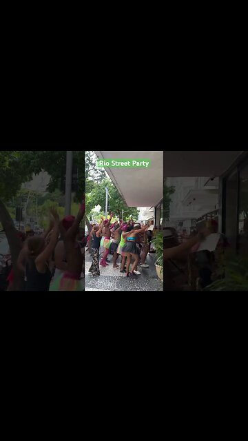 Rio Street Party During Carnival #shorts