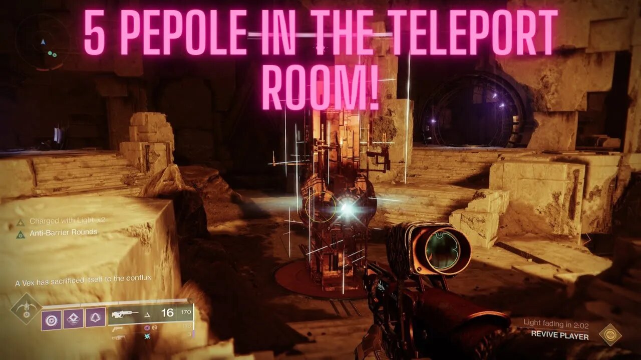 5 people in VAULT OF GLASS. mars room WTF! #destiny2 #vaultofglass