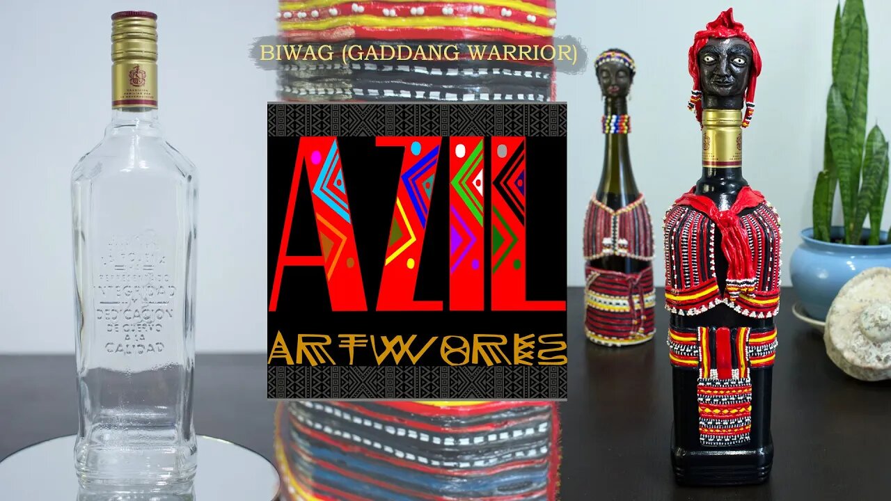 How I Made A Whisky Bottle into Art | Timelapse | Bottle Art | Upcycling