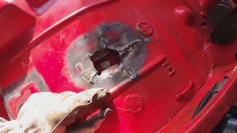 Broken Jeep seat mounts