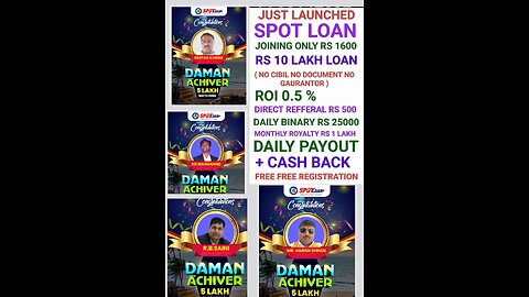 SPOT LOAN UPTO ₹ 10,00,000/-