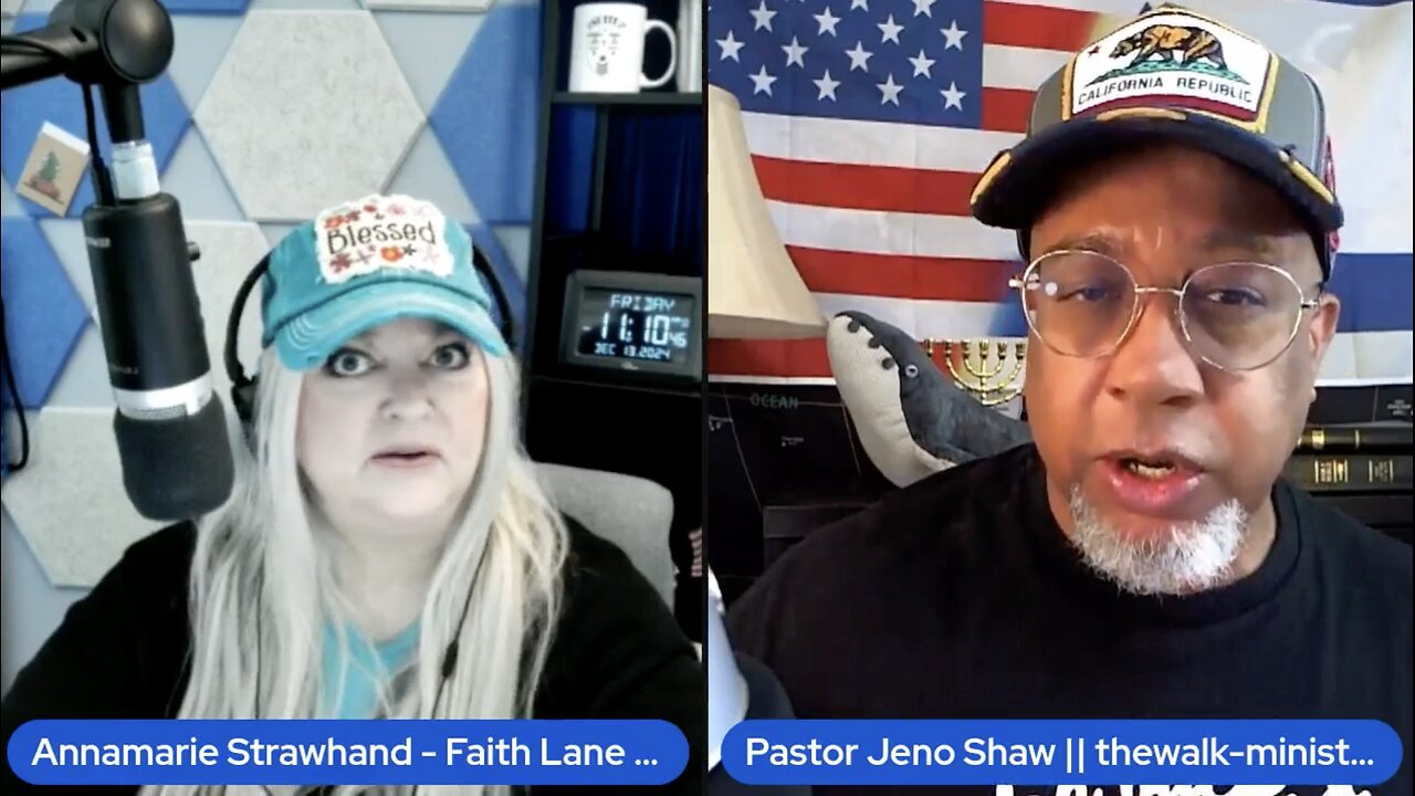 Replay: Annamarie Strawhand and Jeno Shaw Supernatural Prophetic Revelation and Prayer! POWERFUL WORD! Jesus Encounters and Super Heroes of Faith! 12/13/24