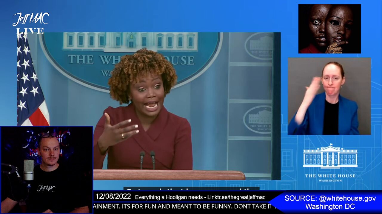 LIVE NOW: WH Press Briefing Clown Show with KJP