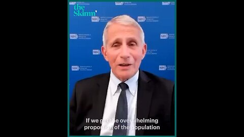 Mass Murderer Fauci still spreading experiMENTAL covid JAB LIES #ARRESTFAUCI #CRIMESAgainstHUMANITY