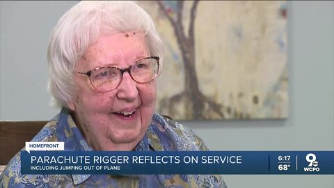 Cincinnati Navy veteran didn’t think she was breaking boundaries as she jumped from a plane