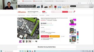 KIT Barato por 1000 Reais no Aliexpress, Kit Xeon E5 2420, mais Placa de vídeo e SSD M2 PCI-E 4.0.