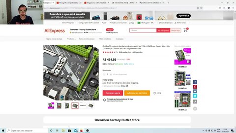 KIT Barato por 1000 Reais no Aliexpress, Kit Xeon E5 2420, mais Placa de vídeo e SSD M2 PCI-E 4.0.