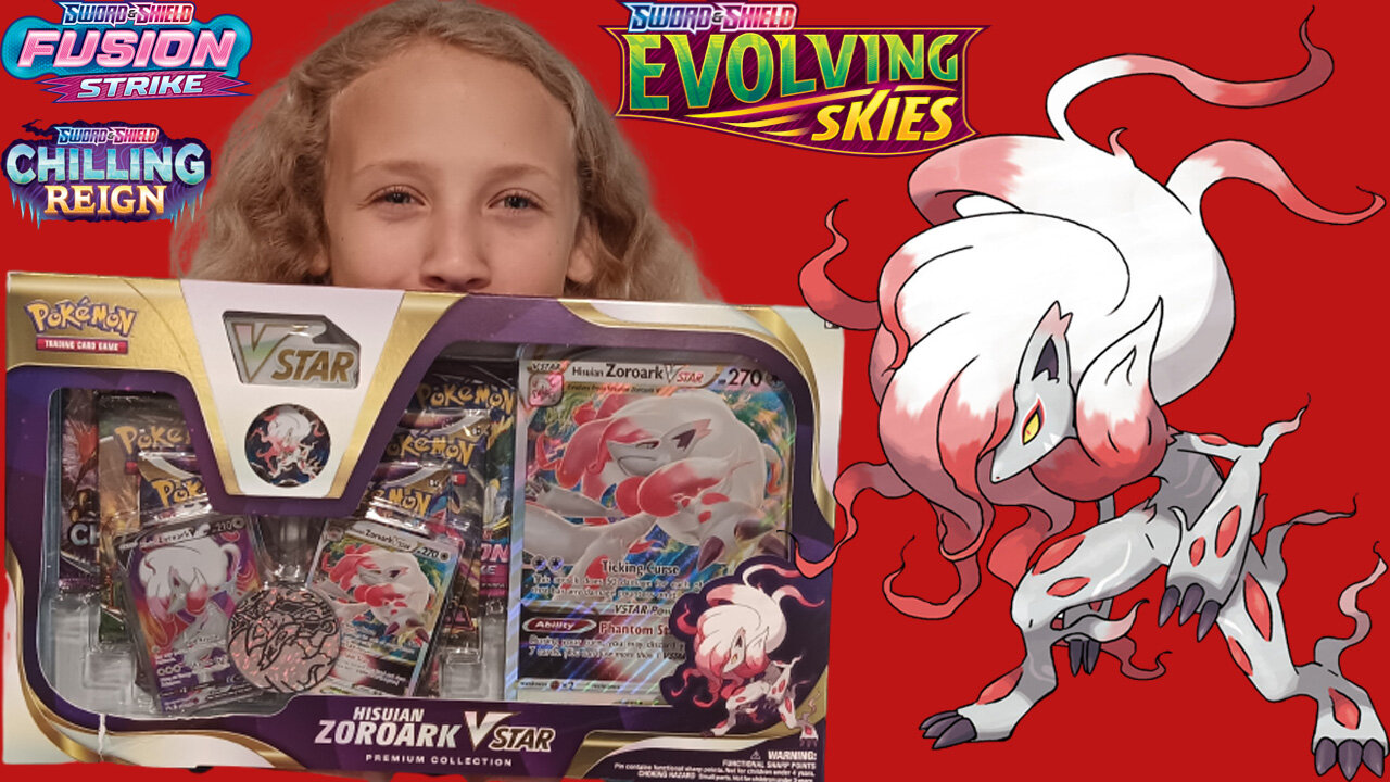 Hisuian Zoroark VSTAR Premium Collection Box Openings! Pokémon cards!