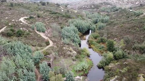 Vista aérea rio Seia