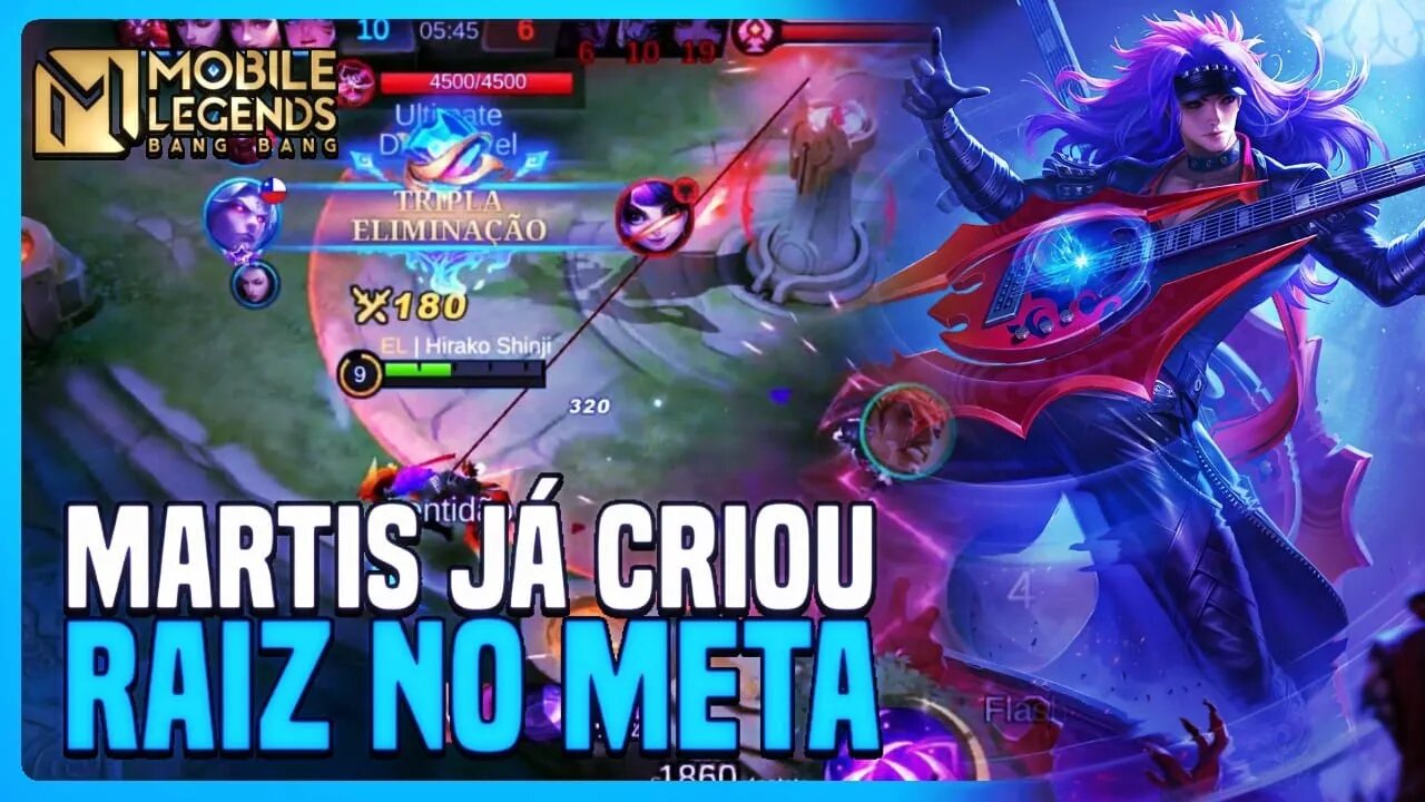 ESSE HERÓI NÃO SAI DO META NUNCA??? NERFA ISSO!! | MARTIS | MLBB