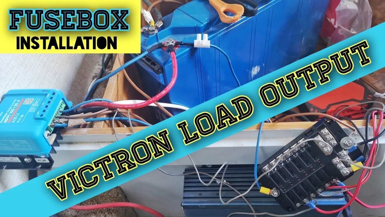 Victron MPPT Solar Charger LOAD OUTPUT and fusebox installation (Lottery for the right fuse size)