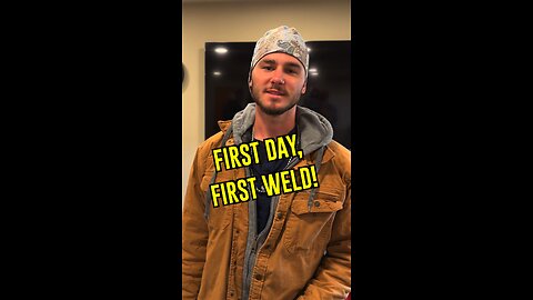 First day, first weld! Part 2 #weld #welder