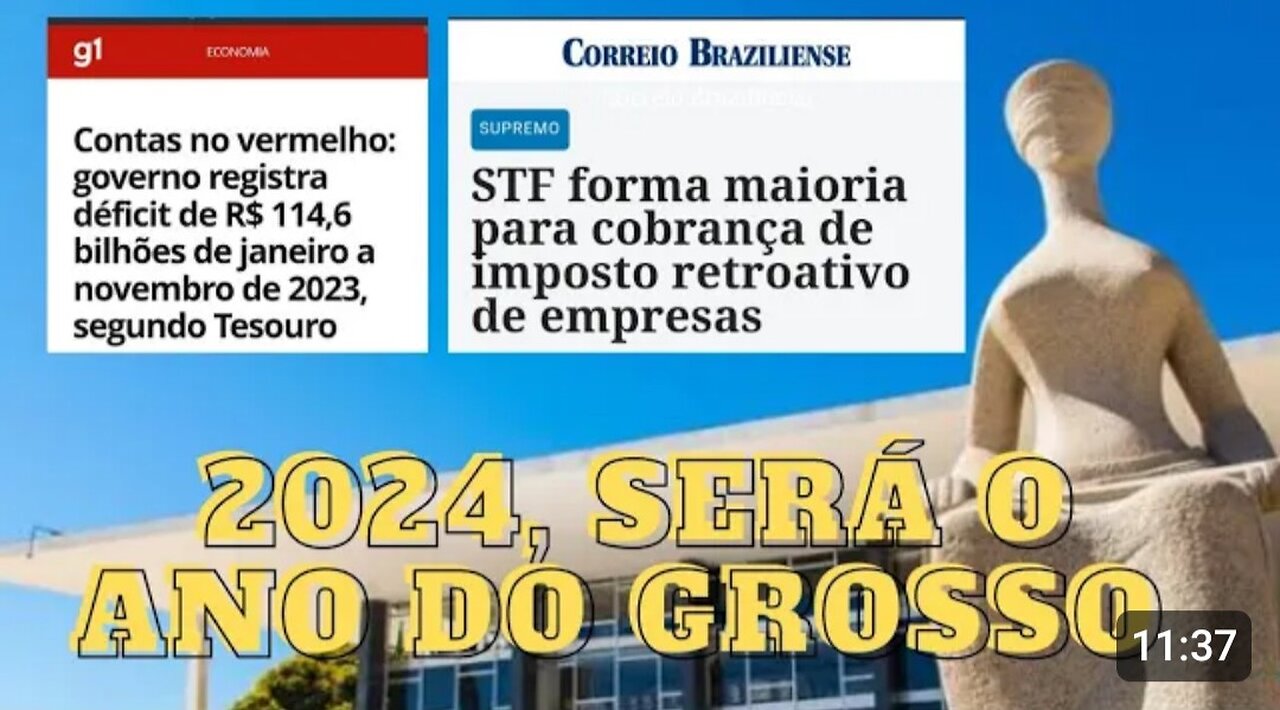 STF tem maioria pra obrigar empresas pagarem impostos antigos/Lula assina Decreto pra calar as redes