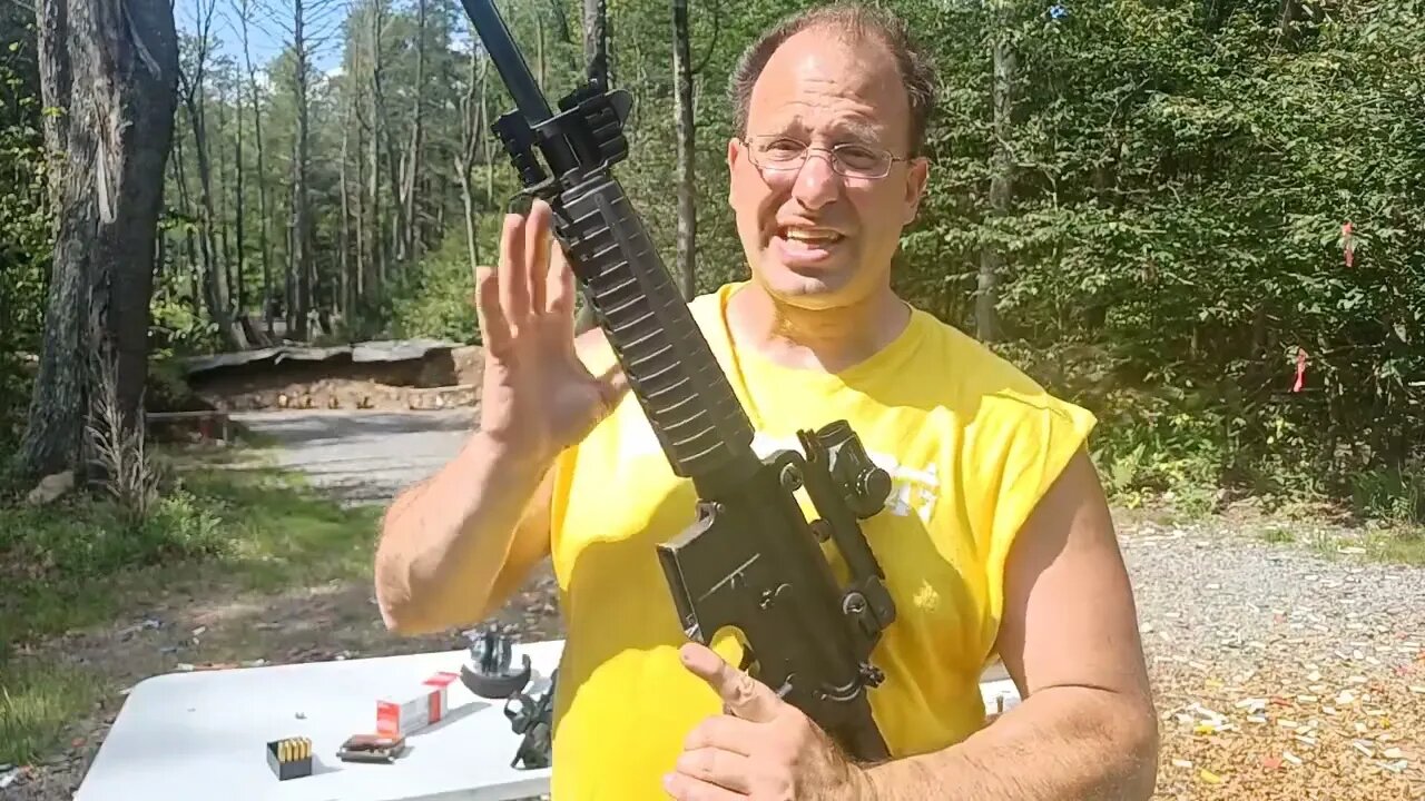 AR-15 with Plastic Handguard for Hot Summer