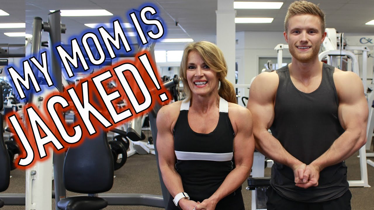 My Mom Is JACKED!!! | Mother's Day Workout & Interview